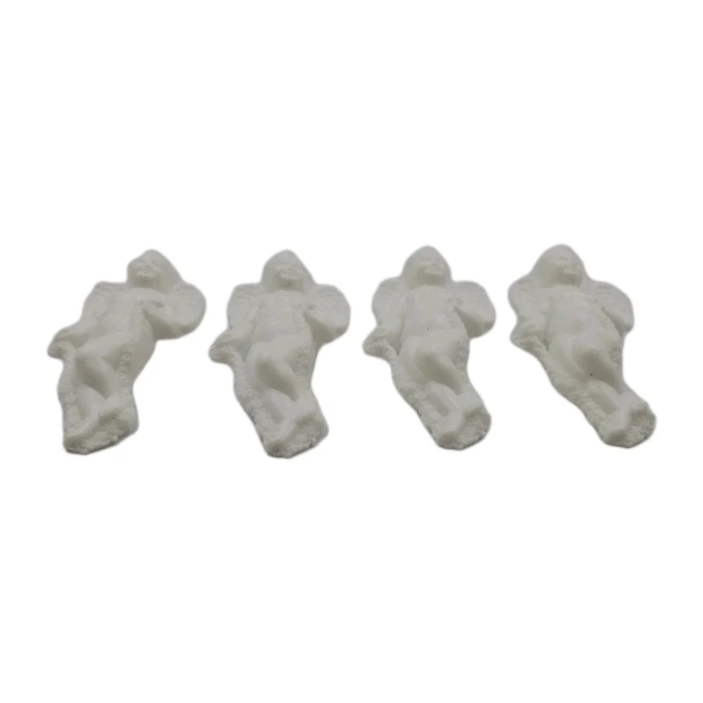 Vintage Wilton‎ Cherub Angel Cake Topper Decorating White Plastic Lot Of 4
